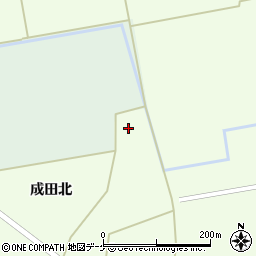 宮城県栗原市築館成田北15周辺の地図
