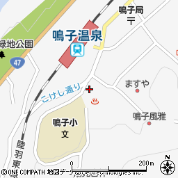 宮城県大崎市鳴子温泉湯元周辺の地図