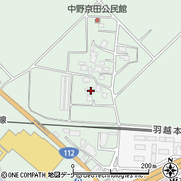 山形県鶴岡市中野京田38周辺の地図