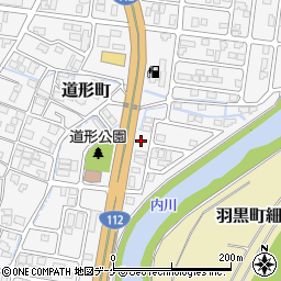 山形県鶴岡市道形町34周辺の地図