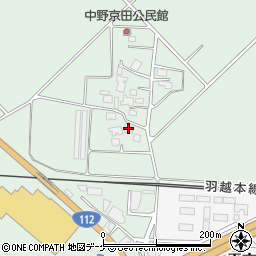 山形県鶴岡市中野京田43周辺の地図