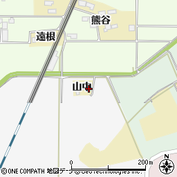 宮城県栗原市志波姫南郷山中16周辺の地図