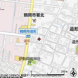 山形県鶴岡市道形町12-54周辺の地図