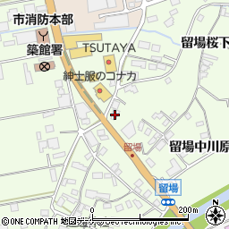 宮城県栗原市築館留場桜町139周辺の地図