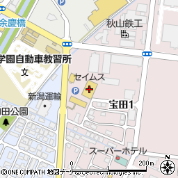 エスロードドラッグセイムス鶴岡宝田店周辺の地図
