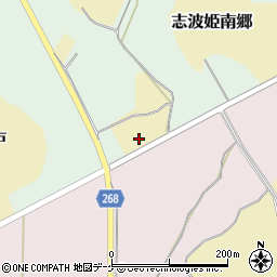 宮城県栗原市志波姫南郷上戸前2周辺の地図