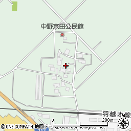 山形県鶴岡市中野京田44周辺の地図