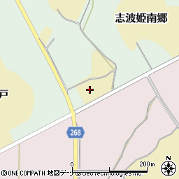 宮城県栗原市志波姫南郷上戸前周辺の地図