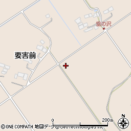 宮城県栗原市志波姫北堀口周辺の地図