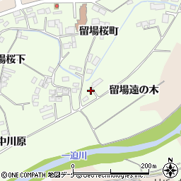 宮城県栗原市築館留場遠の木周辺の地図