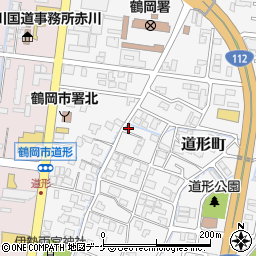 山形県鶴岡市道形町13-6周辺の地図