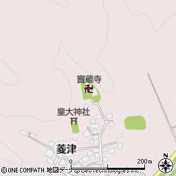 寶蔵寺周辺の地図