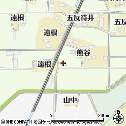 宮城県栗原市志波姫新熊谷113周辺の地図