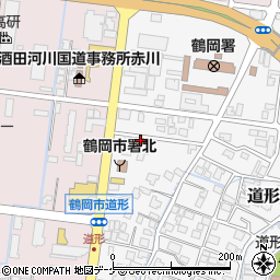 山形県鶴岡市道形町12-23周辺の地図