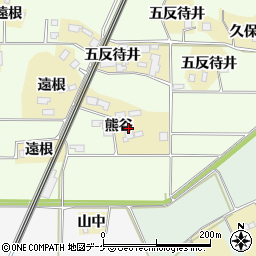 宮城県栗原市志波姫南郷（熊谷）周辺の地図