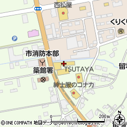 宮城トヨタ自動車カローラ築館周辺の地図