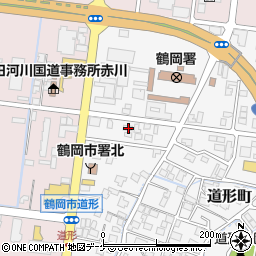 山形県鶴岡市道形町19-12周辺の地図