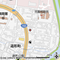 山形県鶴岡市道形町45周辺の地図