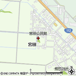 宮田公民館周辺の地図