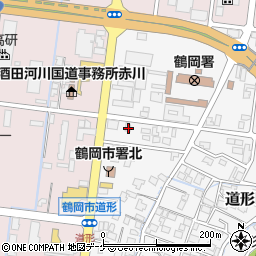 山形県鶴岡市道形町19-9周辺の地図