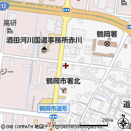 山形県鶴岡市道形町19-3周辺の地図