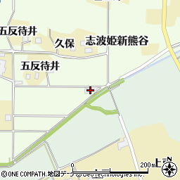 宮城県栗原市志波姫新熊谷186周辺の地図