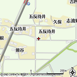 宮城県栗原市志波姫新熊谷周辺の地図