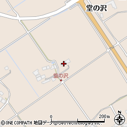 宮城県栗原市志波姫堀口堂の沢周辺の地図