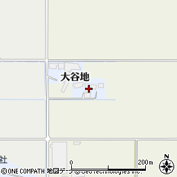 宮城県栗原市志波姫八樟（大谷地）周辺の地図