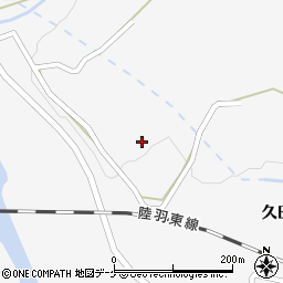 宮城県大崎市鳴子温泉久田99-2周辺の地図
