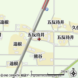 宮城県栗原市志波姫南郷五反待井53周辺の地図