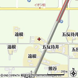 宮城県栗原市志波姫南郷五反待井43周辺の地図