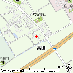 山形県鶴岡市高田26周辺の地図