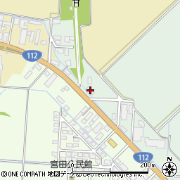 山形県鶴岡市中野京田22周辺の地図