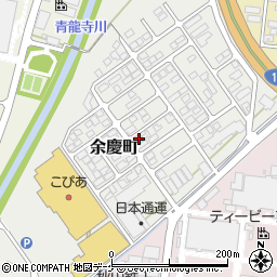 山形県鶴岡市余慶町9-2周辺の地図