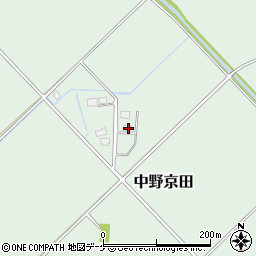 山形県鶴岡市中野京田73周辺の地図