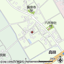 山形県鶴岡市高田48周辺の地図