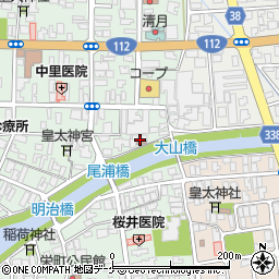 鍛治町公民館周辺の地図