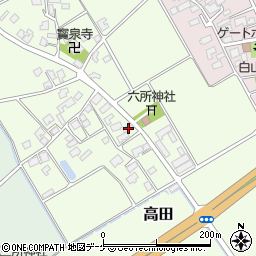 山形県鶴岡市高田37周辺の地図