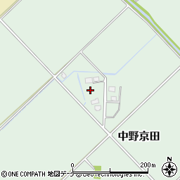 山形県鶴岡市中野京田109周辺の地図