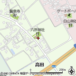 山形県鶴岡市高田54周辺の地図