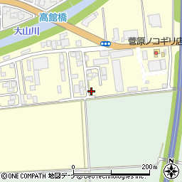 山形県鶴岡市友江川向43-20周辺の地図