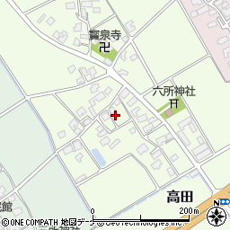 山形県鶴岡市高田47-2周辺の地図