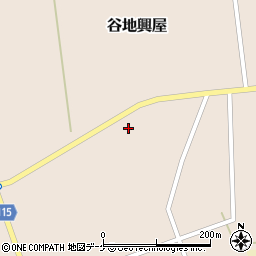 山形県鶴岡市谷地興屋大坪21周辺の地図