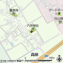 山形県鶴岡市高田54-10周辺の地図