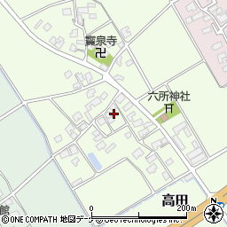 山形県鶴岡市高田79周辺の地図