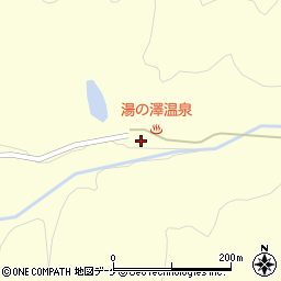 湯の澤温泉地蔵の湯周辺の地図