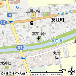 友江集会所周辺の地図