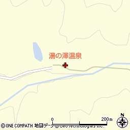 湯の澤温泉周辺の地図