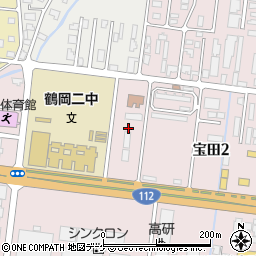 東北電機鉄工株式会社　鶴岡支店周辺の地図